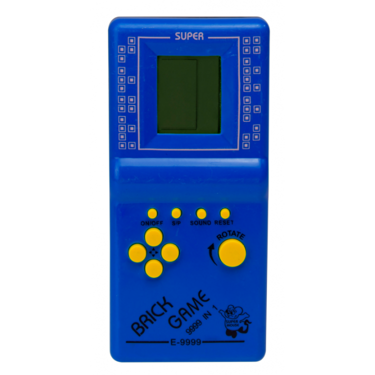 Elektronická hra Tetris - modrý